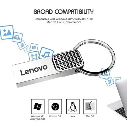 Lenovo USB 2TB USB Flash Drive Metal USB 3.0 up to 500MB/s