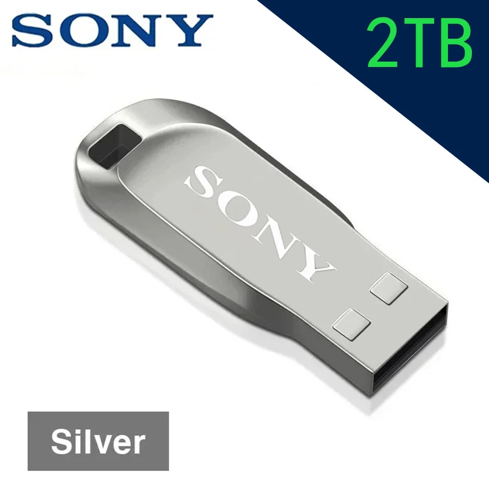 SONY 2TB USB 3.0 Pen Drive 1TB 512GB High Speed Transfer Metal SSD Pendrive Cle Portable U Disk Flash Drive Memoria Stick