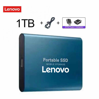 Lenovo External Hard Drive Portable SSD 128Tb USB 3.1/Type-C