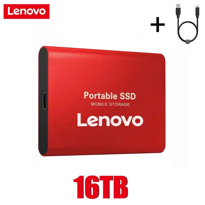 Lenovo External Hard Drive Portable SSD 128Tb USB 3.1/Type-C
