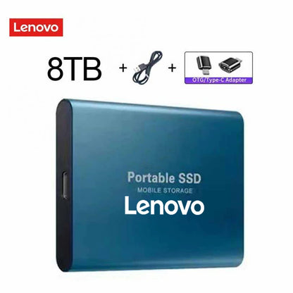 Lenovo External Hard Drive Portable SSD 128Tb USB 3.1/Type-C