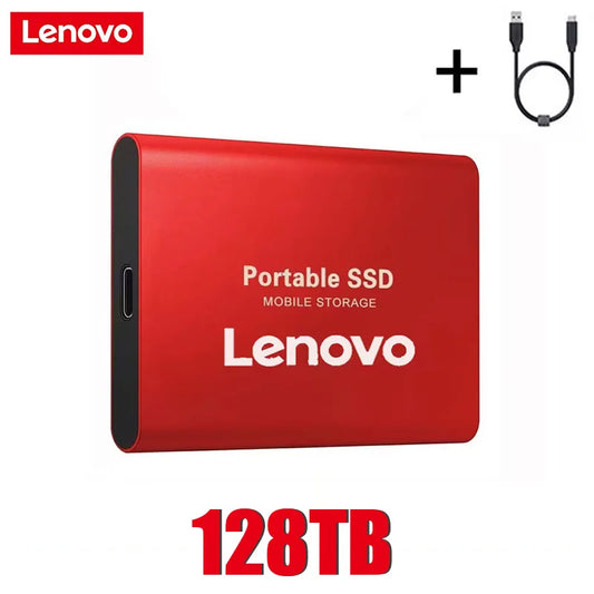 Lenovo External Hard Drive Portable SSD 128Tb USB 3.1/Type-C