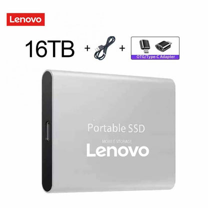 Lenovo External Hard Drive Portable SSD 128Tb USB 3.1/Type-C