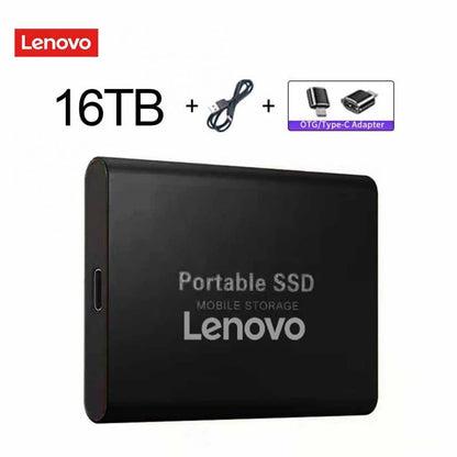 Lenovo External Hard Drive Portable SSD 128Tb USB 3.1/Type-C