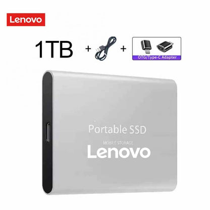 Lenovo External Hard Drive Portable SSD 128Tb USB 3.1/Type-C
