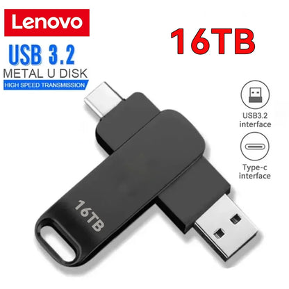 Lenovo 16TB 3.2 Flash Drives High Speed USB