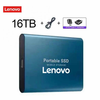 Lenovo External Hard Drive Portable SSD 128Tb USB 3.1/Type-C