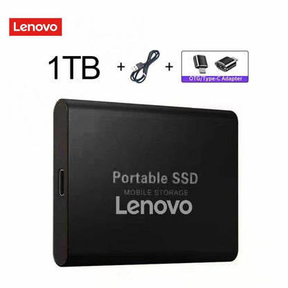 Lenovo External Hard Drive Portable SSD 128Tb USB 3.1/Type-C