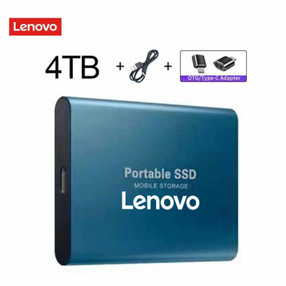 Lenovo External Hard Drive Portable SSD 128Tb USB 3.1/Type-C