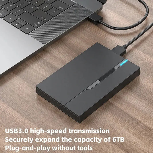 6 Tb Hard Drive USB3.1 SSD/HDD case 2.5" External Hard Drive Enclosure USB 3.0