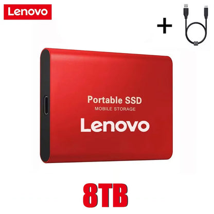Lenovo External Hard Drive Portable SSD 128Tb USB 3.1/Type-C