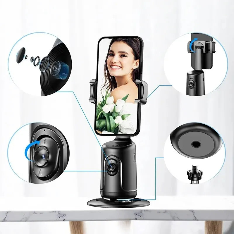 AI Smart Gimbal – Auto Face Tracking Phone Holder