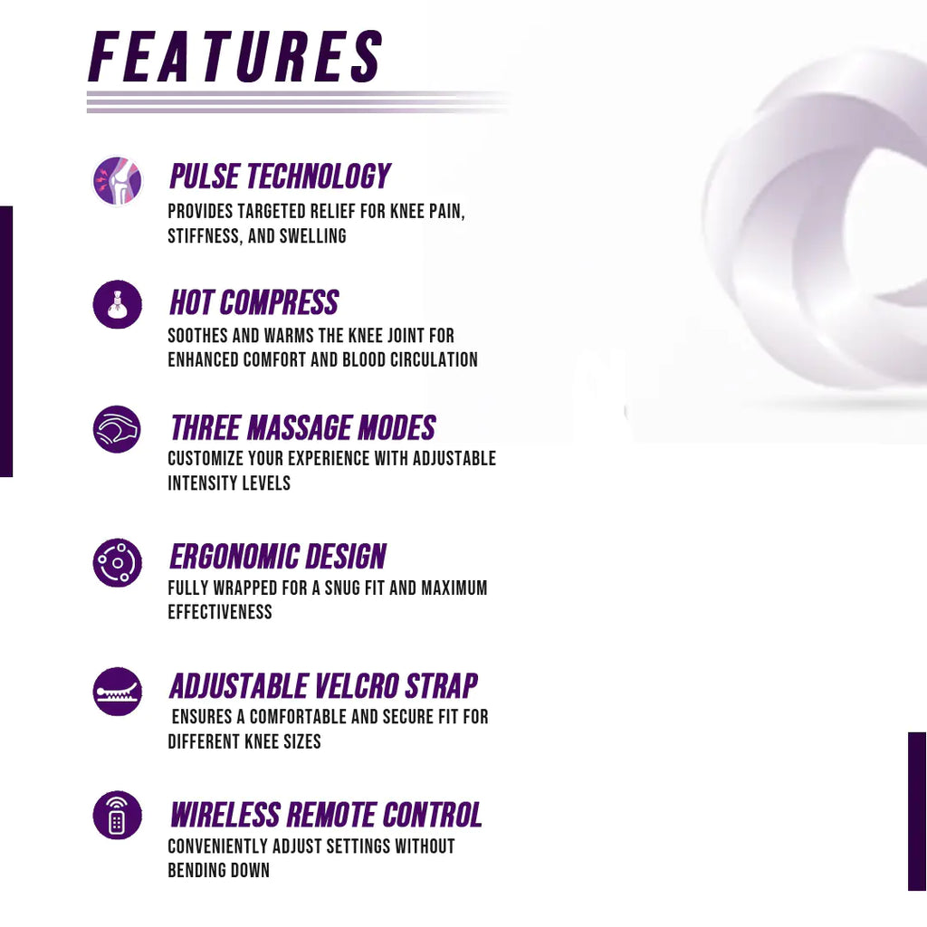 Smart Knee Massager – Soothe Pain, Relax, and Move Freely
