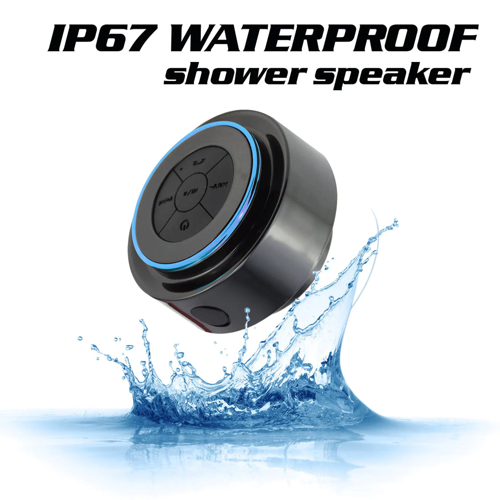 Level 7 Waterproof Bluetooth Speaker – Music Anywhere, Even Bathroom